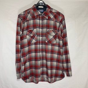 Vintage Pendleton Made in USA Wool button up sz L